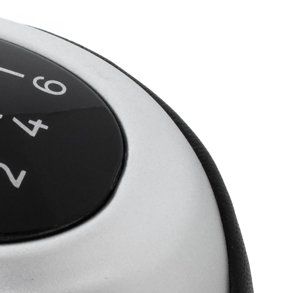 BMW 4 F32 F33 F36 13-17 Gear Shift Knob BLACK / SILVER 6 SPEED