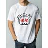Casual Streetwear Style Men's T-Shirt Bear with Red X Eyes Graphic Summer And Autumn Wear Gift for Friends And Family