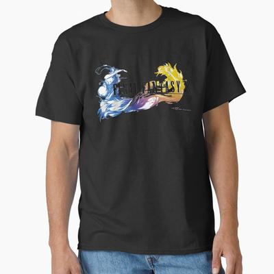 Final Fantasy X jrpg Videospiel T-Shirt für Herren 100% Baumwolle Große Größe Erwachsenen Oberteile S6XL
