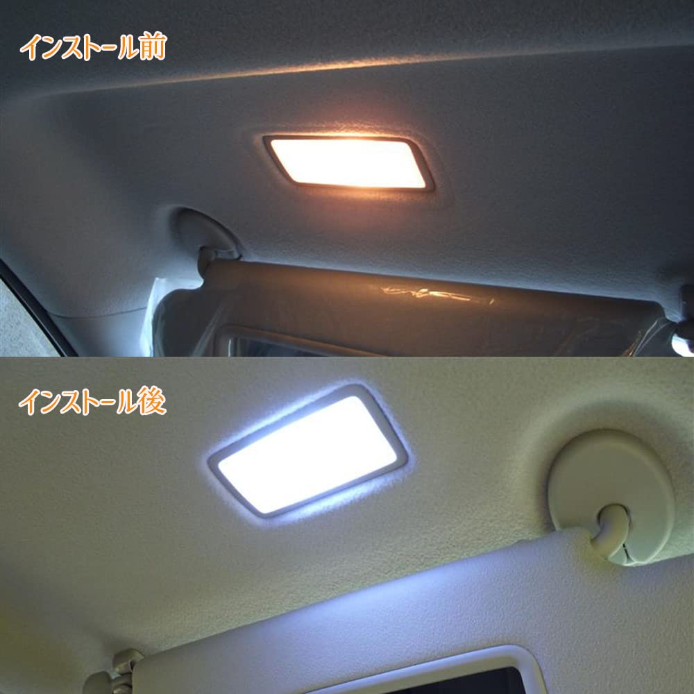 High Brightness LED Vanity Lamp, T10 Wedge, 18 Row 3030 SMD Visor Bulb, Compatible