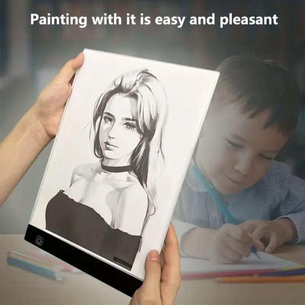 A3/A4/A5 Electronic Drawing Board USB Light Transmitting Sketching Copy Drawing Board DIY Three Level Dimming LED Painting Board