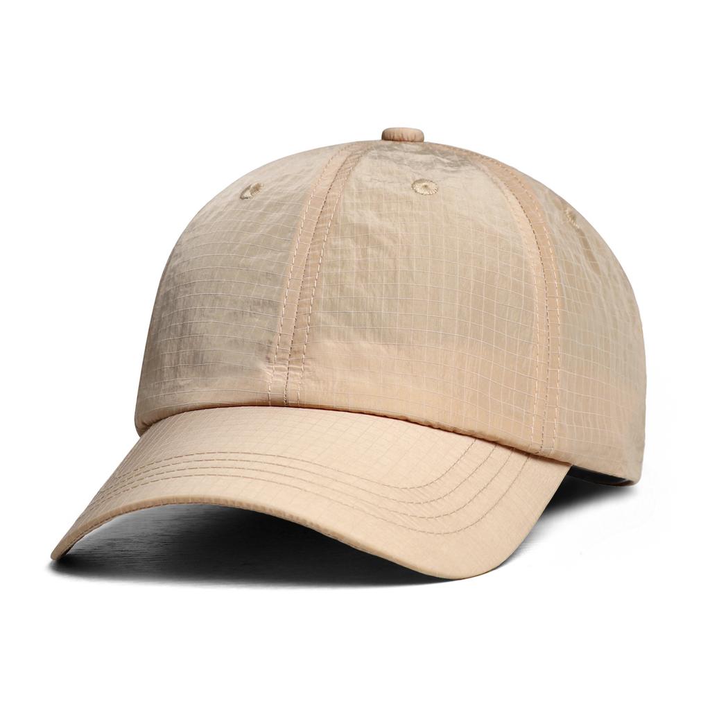 Customized Retro Checked Plain Quick Dry Nylon Cap For Men Women Camping Outdoor Sports Streetwear & Daily Casual Fashion Wear