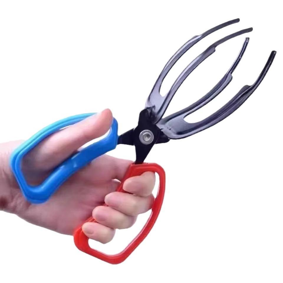 Metal Fish Clamp Pliers Fish Gripper Fish Holder Fish Clamp Control Fish Device Multifunctional Fish Grabbing Tool Fishing Gear