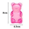 Orsetto Carino Cubo Sensoriale Fidget per Sollievo dallo Stress Ansia Strumento Sensoriale per la Concentrazione ADHD & Scrivania d'Ufficio Gadget Calmante Giocattolo da Spremere