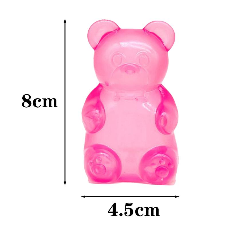 Orsetto Carino Cubo Sensoriale Fidget per Sollievo dallo Stress Ansia Strumento Sensoriale per la Concentrazione ADHD & Scrivania d'Ufficio Gadget Calmante Giocattolo da Spremere