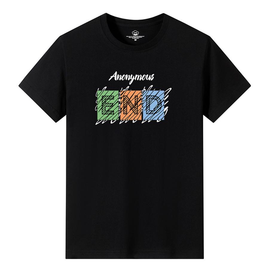 Loose Fit Summer Casual Cotton TShirt Short Sleeve Crew Neck Geometric Print Mens Top Breathable Comfortable Unisex Shirt