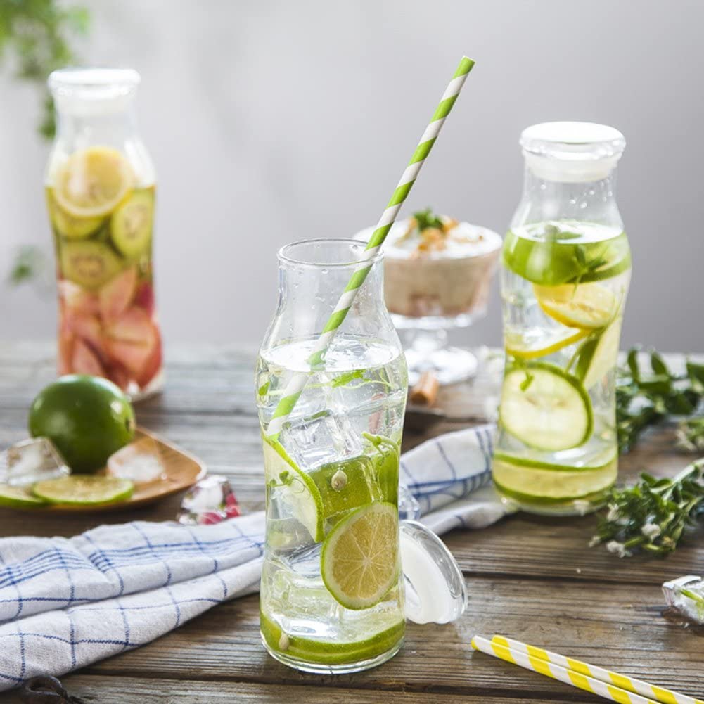 TG55984 PAPER STRAWS 200 PCS colorful eco 20cm 5mm