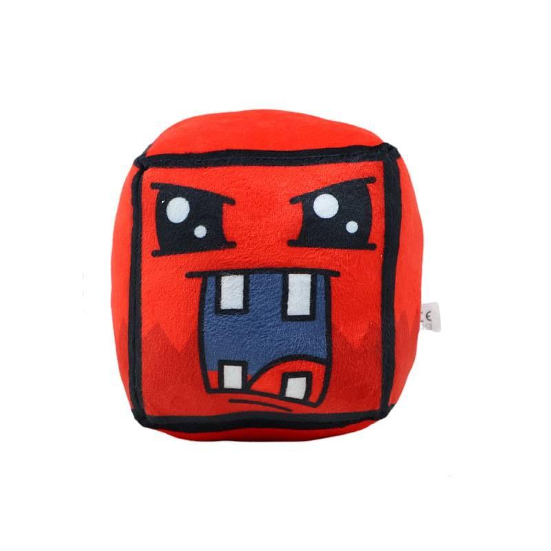 Geometry Game Dash Character Plush Cushion Stuffed Toy Expression Gift Block