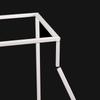 Golden Wrought Iron Wedding Aisle Markers: Square Flower Ball Stand for Wedding Decorations