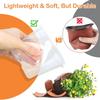 45pc Clear Plastic Flower Pot With Drainage Holes For Indoor And Outdoor Gardening