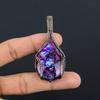 Multi Flash Labradorite Pendant, 999 Copper Wire Wrapped Jewelry, Handmade Pendant Gemstone Jewelry, Gifts For Wife Brand New Pendant