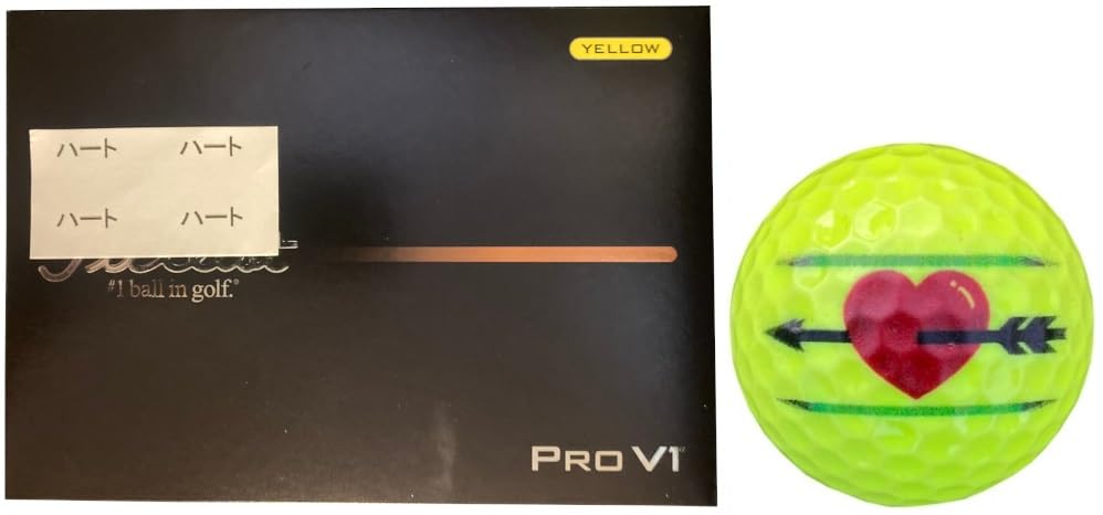 

Счастливый Раки Гольф Линия Titleist 2025 Pro V1 V1X Линованный (V1 Желтый 1 Дюжина Сердец)