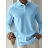 Men's Sweatshirts Spring/Autumn Polo Shirts Textured Men's Sports Polo Shirts
