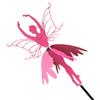 Fairy Wind Spinner Ballet Dancer Fairy Garden Wind Spinner Iron Dancing Fairy Windmill for Yard Patio Decoration