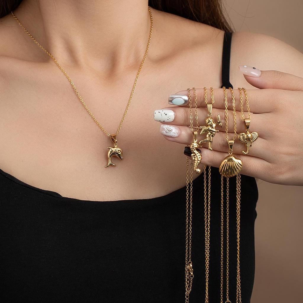 Ocean Style Versatile Clavicle Necklace - Unique & Simple Fashionable Design.