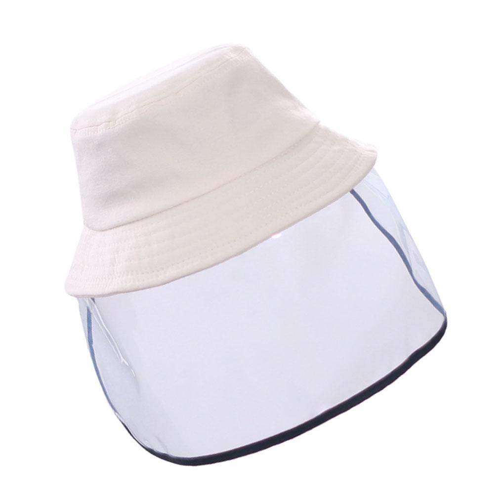 Kids Face Protection Hat Children Detachable Transparent Face Protection