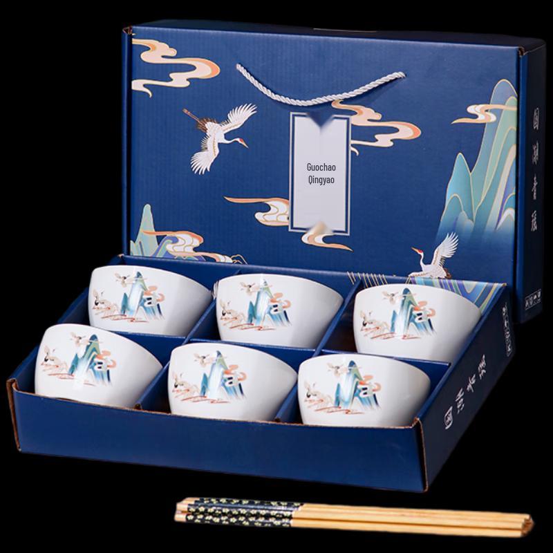 Woding Chiński Celadon Ceramiczny Zestaw Stołowy