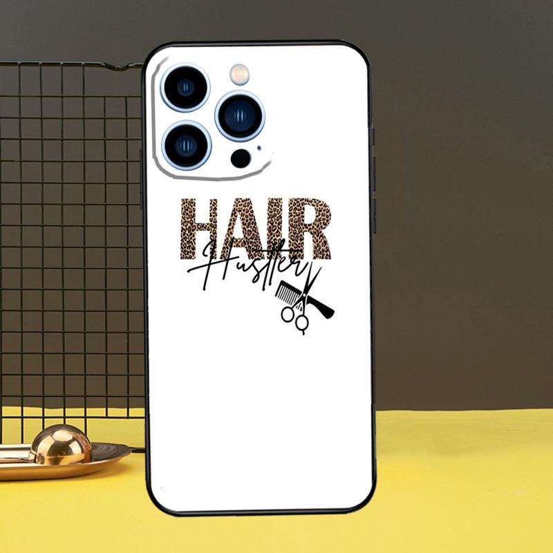 

Hair Stylist Hairdresser Phone Case For iPhone 13 12 14 11 16 15 Pro Max Plus Mini 7 8 X XR XS Max Cover iPhone 15 Plus