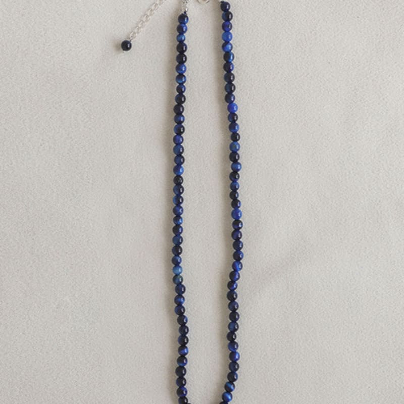 Modernlike Silver 925 Lapis Necklace 4.5mm