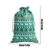 Medium Christmas Bags Gold Foil Drawstring Home Decor Christmas Treat Bags For Birthday Thanksgiving Holiday New Year Wedding