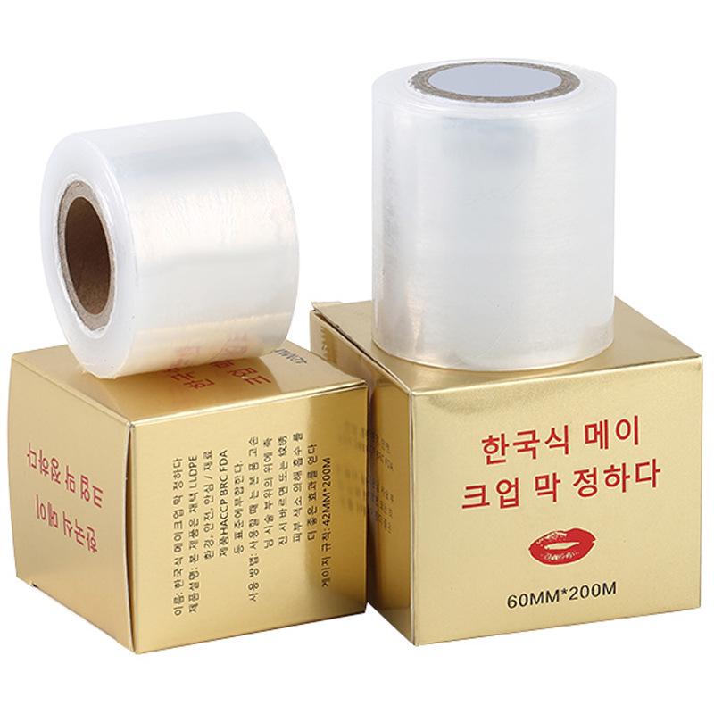 Korean Semi-Permanent Makeup Wrap with Cutter for Eyebrows & Lips