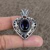 Amethyst Gemstone Handmade 925 Sterling Silver Jewelry Pendant 1.77" KKG-9