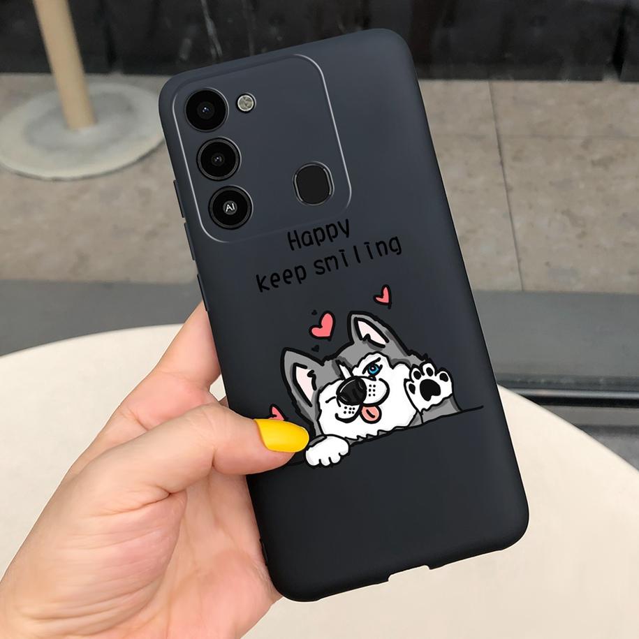 Couple Heart Silicone Case For Tecno Spark 8C Cover Spark8 8 C KG5k KG5j Painted Soft TPU Phone Case For Tecno Spark 8 Pro Etui