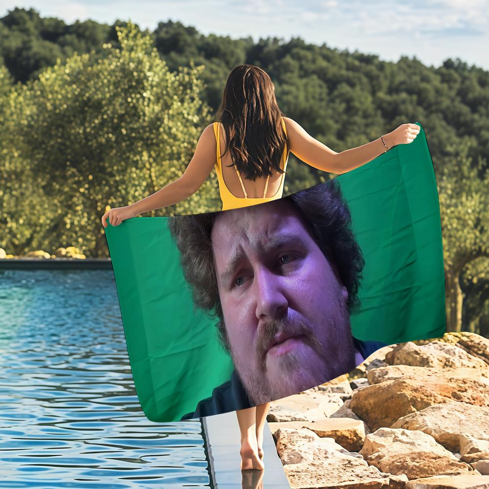 Funny man Drachenlord Towel Quick Drying Beach Towels Are Suitable For Swimming Pools Camping Yoga And The Gym