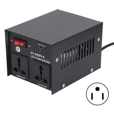 Convertidor de Voltaje de Potencia 200W Transformador Elevador Reductor para Dispositivos Eléctricos