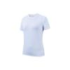 Running Series Logo Letter Round Neck Slim Fit Short Sleeve T-Shirt Women Tops Pure-White 162335103-3