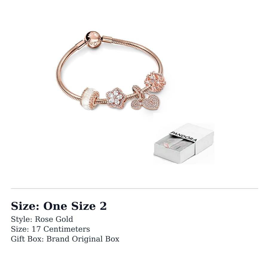 Pandora Alloy Synthetic Cubic Zirconia Bracelets Women's ZT1006