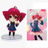 New Kasane Teto Twin-Tail Anime Girl Figure Set PVC Collectible Dolls with Two Poses, Cute Character Statues for Desktop Deco