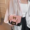 Cute girl bow Cambridge bag women 2025 new spring and summer fashion messenger bag commuter shoulder messenger bag