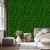 Bottle Green Leather Wallpaper for Living Room and Bedroom 50x1000