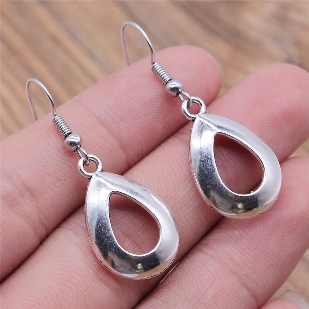 30 Styles Women Fashion Simple Handmade Earrings Geometric Swirl Triangle Teardrop Pendant Dangle Earrings