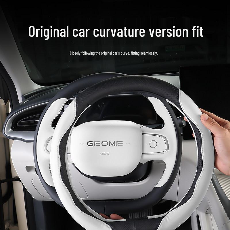 Geely Vision Lenkradbezug - Nappaleder, Rutschfest, Ganzjahres, Universelle Passform