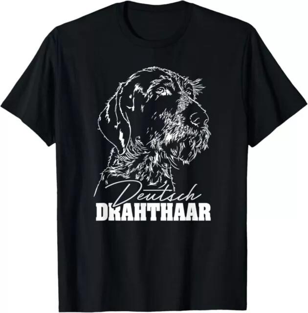 

German Wire Hair Dog Portrait Wilsigns TShirt Unisex Tees Unisex T-Shirt 5XL різнокольоровий