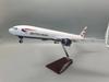 47CM 1/157 Scale B777 BRITISH Airways Airlines777 Model Plane With Lights& Wheels Base Diecast Resin Airplane Home Display Colle