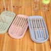 C Wheat Straw Baby Bottle & Nipple Drying Rack and Holder Basket