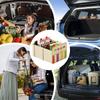 Trunk Organizer For Car Cartoon Folding Grocery Organizer For Car Auto Backseat Holder For Truck Women Men Van Grocery Travel