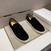 BC Man's Shoes 2023 Autumn New Real Leather Flats WithCasual Solid Mens Loafers