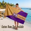 Anderlecht FC logo Design Beach Towel Custom Text Large Towel for Beach Vacation
