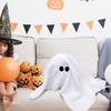 Подушка-призрак на Хэллоуин, кукла, забавное мягкое украшение для вечеринки на Хэллоуин, белая плюшевая игрушка-призрак для мальчиков и девочек, сюрприз на день рождения, подарок на День благодарения