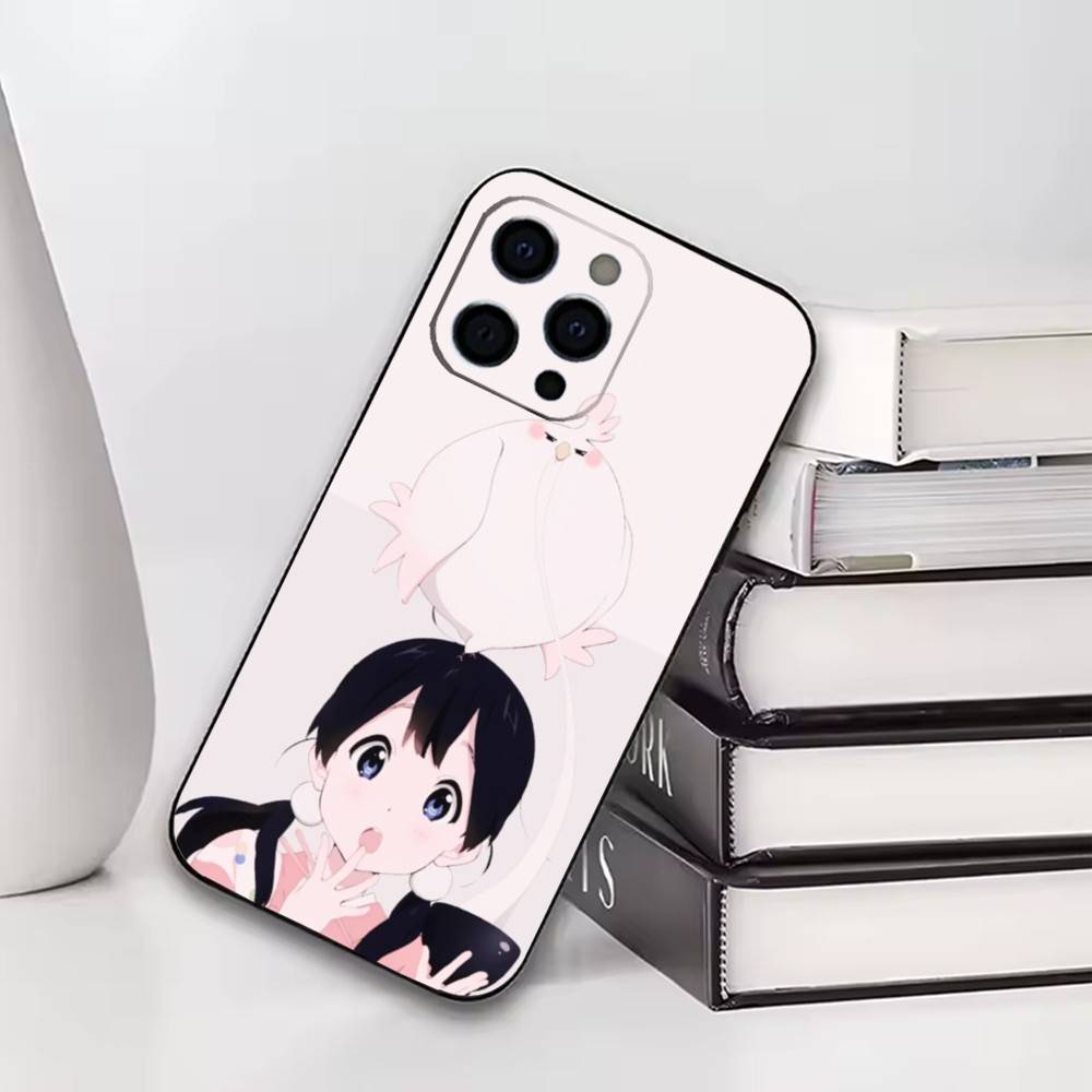 Tamako Kitashirakawa Phone Case For iPhone17,16,15,14,13,12,11 Plus,Pro Soft Silicone Black Case