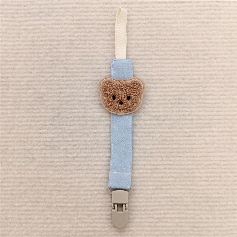 Sevimli Ayı Bebek Emzikleri Kayışları Emzik Klipsleri Tutucular Düşme Önleyici Zincir Karikatür Diş Çıkarma Klipsi Diş Kaşıyıcı Oyuncak Emzik Emzik Askısı