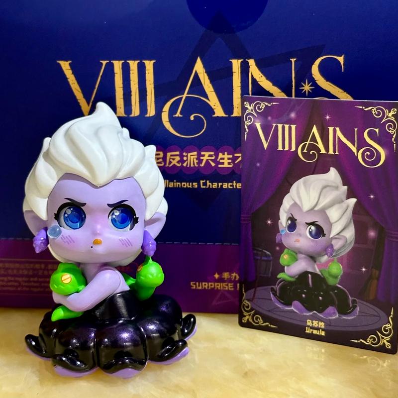 Genuine Villains Series Blind Box Anime Figure Desktop Ornament Collection Evil Queen Cruella Ursula Hades birthday gifts
