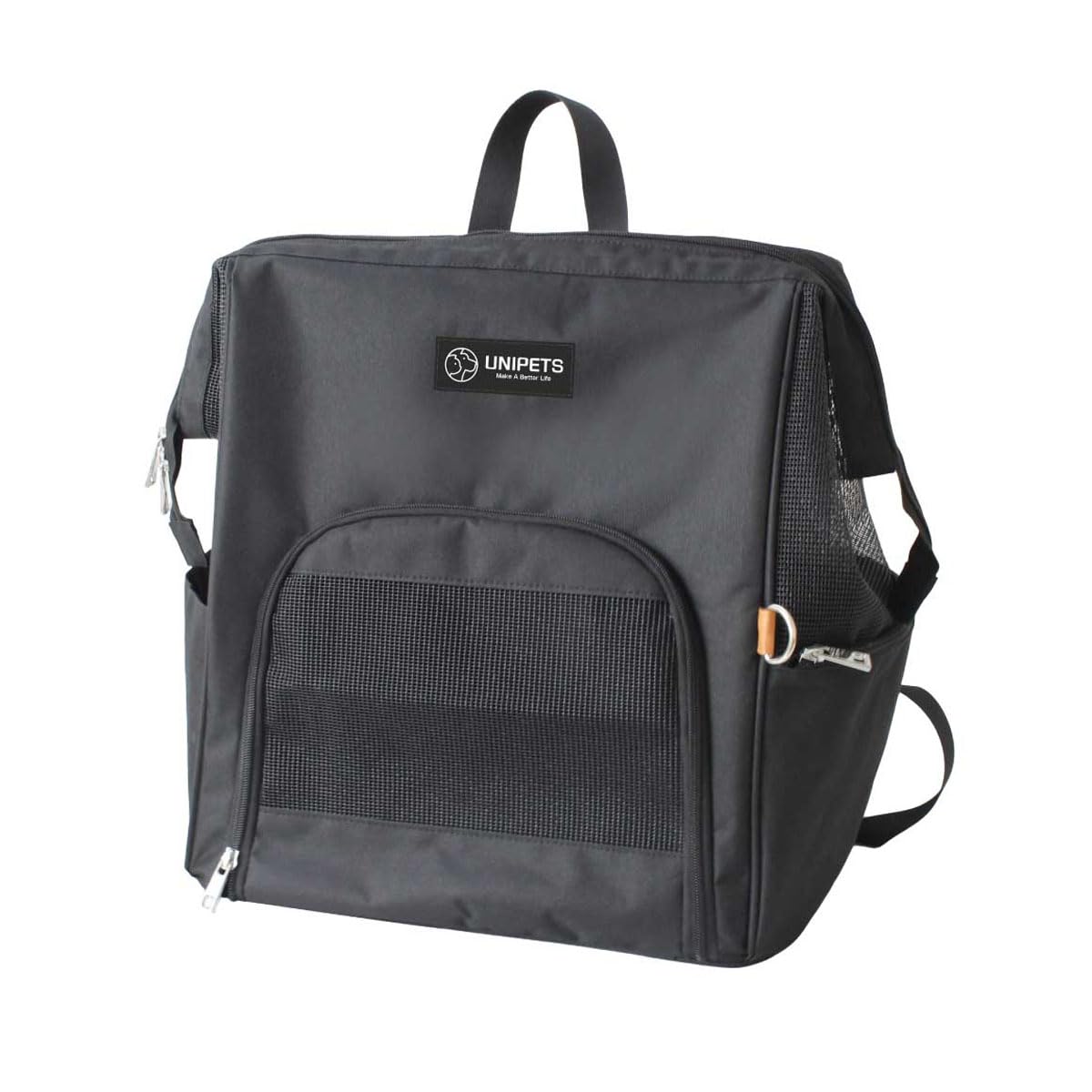 

Сумка-переноска для домашних животных и маленьких складных рюкзаков, большая безопасная конструкция с сеткой, идеально подходит для чрезвычайных ситуаций и медицинских осмотров, для собак, кошек, собак, дышащая, чёрный