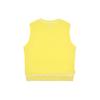 FILA Letter Print Striped V-Neck Vest Unisex vest Yellow FS2VTF1331X-LLE