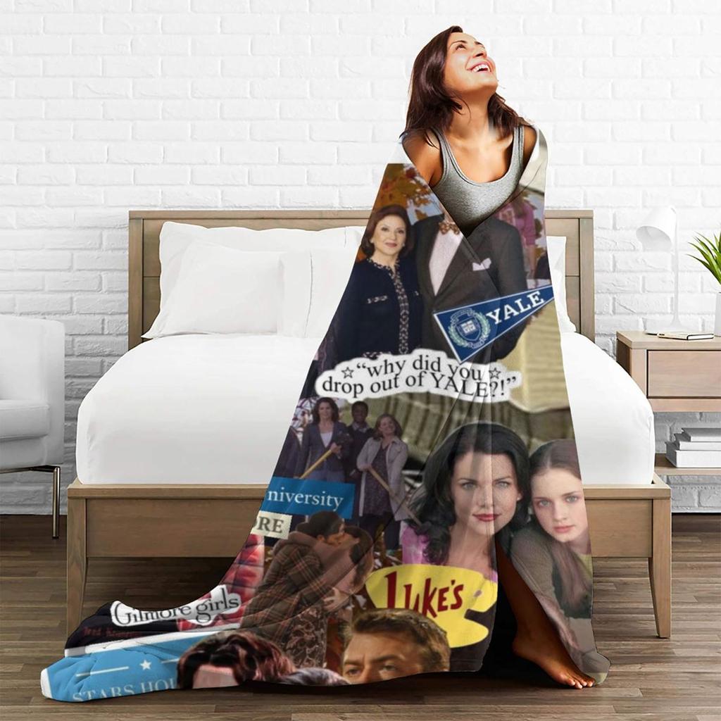 Gilmore Girls Flanelldecke Qualität Super Weich Fernseh-Kuscheldecke Winter Reisen Couch Sessel Sofa Bett Tagesdecke
