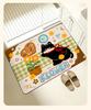 Kitten Soft Diatom Mud Non-slip Absorbent Floor Mat Toilet Door Toilet Quick Drying Mat Bathroom Toilet Carpet